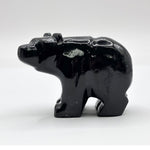 Black Onyx Bear Figurine - RAN575
