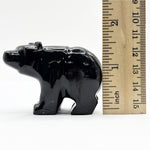 Black Onyx Bear Figurine - RAN575