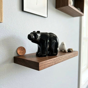 Black Onyx Bear Figurine - RAN575