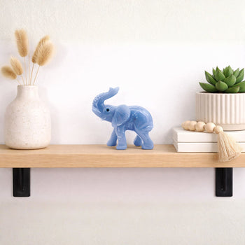 Angelite Elephant Figurine  – RAN576
