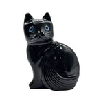 Black Onyx Cat Figurine - RAN578