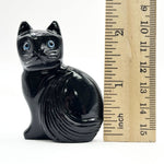 Black Onyx Cat Figurine - RAN578