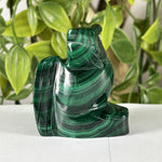 Malachite Gemstone Bird Figurine - RAN579
