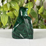 Malachite Gemstone Bird Figurine - RAN579