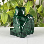 Malachite Gemstone Bird Figurine - RAN579