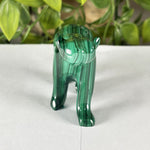 Malachite Gemstone Bear Figurine - RAN580