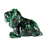 Malachite Gmstone Lion Figurine - RAN581