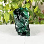 Malachite Gmstone Lion Figurine - RAN581