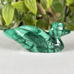 Malachite Gemstone Duck Figurine - RAN583