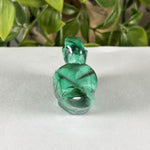 Malachite Gemstone Duck Figurine - RAN583