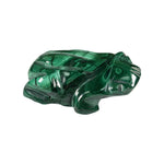 Malachite Gemstone Frog Figurine - RAN584