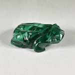 Malachite Gemstone Frog Figurine - RAN584