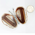 Agate Gemstone Butterfly Figurine - RAN589