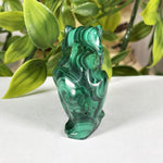 Malachite Gemstone Frog Figurine - RAN591