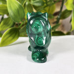 Malachite Gemstone Frog Figurine - RAN591