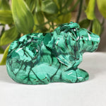 Malachite Gemstone Lion Figurine - RAN593
