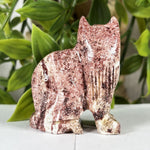 Soapstone Cat Gemstone Figurine - RAN594