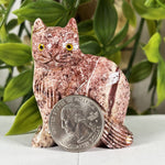 Soapstone Cat Gemstone Figurine - RAN594