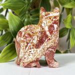 Soapstone Cat Gemstone Figurine - RAN595