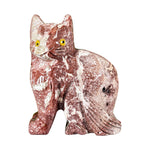 Soapstone Gemstone Cat Figurine - RAN596