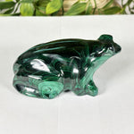 Malachite Gemstone Frog Figurine - RAN602