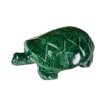 Malachite Gemstone Turtle Figurine - RAN603