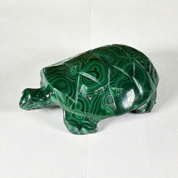 Malachite Gemstone Turtle Figurine - Gem Avenue Retail