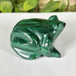 Malachite Gemstone Frog Figurine - RAN605