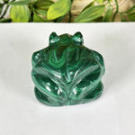 Malachite Gemstone Frog Figurine - RAN605