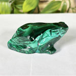 Malachite Gemstone Frog Figurine - RAN606