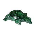 Malachite Gemstone Frog Figurine - RAN608