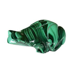Malachite Gemstone Frog Figurine - RAN609