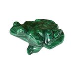 Malachite Gemstone Frog Figurine - RAN610