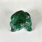 Malachite Gemstone Frog Figurine - RAN611
