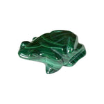 Malachite Gemstone Frog Figurine - RAN613