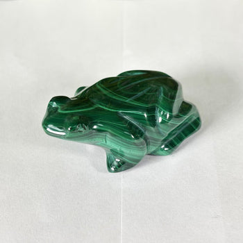 Malachite Crystal Frog Figurine - Gem Avenue Retail