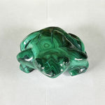 Malachite Gemstone Frog Figurine - RAN614