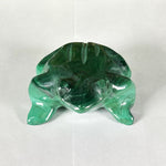 Malachite Gemstone Frog Figurine - RAN615