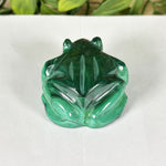 Malachite Gemstone Frog Figurine - RAN615