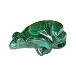 Malachite Gemstone Frog Figurine - RAN616