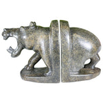 Serpentine Hippo Bookends - RBK006