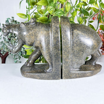 Serpentine Hippo Bookends -Gem Avenue Wholesale