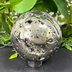 Polished Pyrite Crystal Sphere 3.5