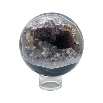 Natural Amethyst Sphere Decor Ball - Gem Avenue