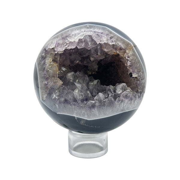 Natural Amethyst Sphere Decor Ball - Gem Avenue