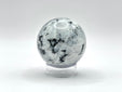 Rainbow Moonstone Sphere with Black Tourmaline Inclusions, Natural Healing Crystal Ball for Meditation, Energy Cleansing & Home Decor - RBL337