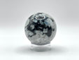 Rainbow Moonstone Sphere with Black Tourmaline Inclusions, Natural Healing Crystal Ball for Meditation, Energy Cleansing & Home Decor - RBL337