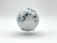 Rainbow Moonstone Sphere with Black Tourmaline Inclusions, Natural Healing Crystal Ball for Meditation, Energy Cleansing & Home Decor - RBL337