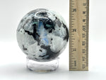 Rainbow Moonstone Crystal Sphere - RBL338 - I