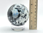 Rainbow Moonstone Crystal Sphere - RBL338 - J